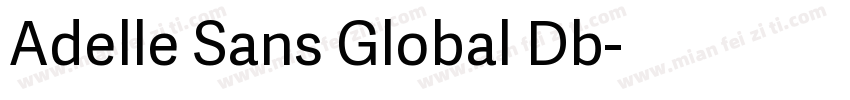 Adelle Sans Global Db字体转换